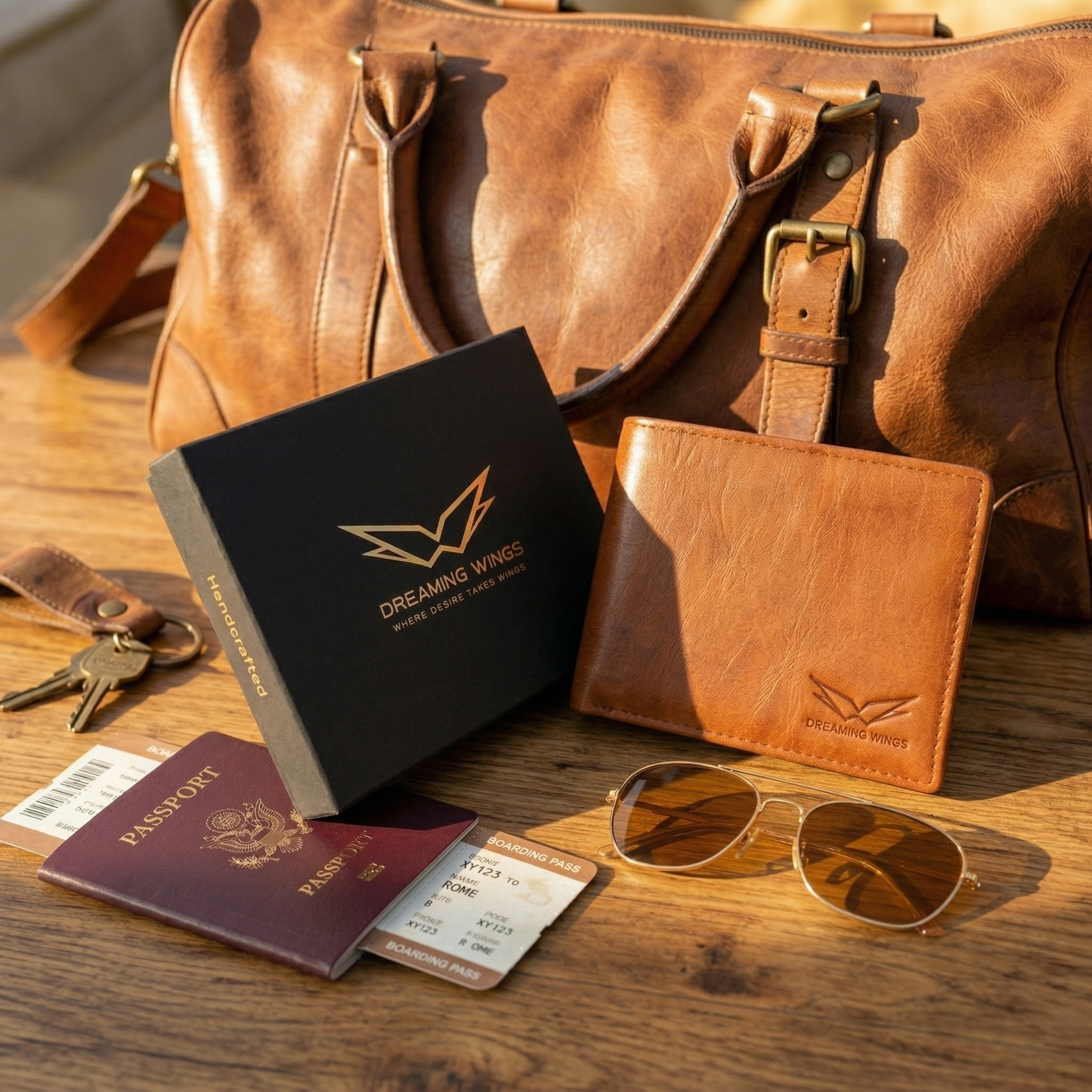 Premium Leather Wallet – Brown - Image 2
