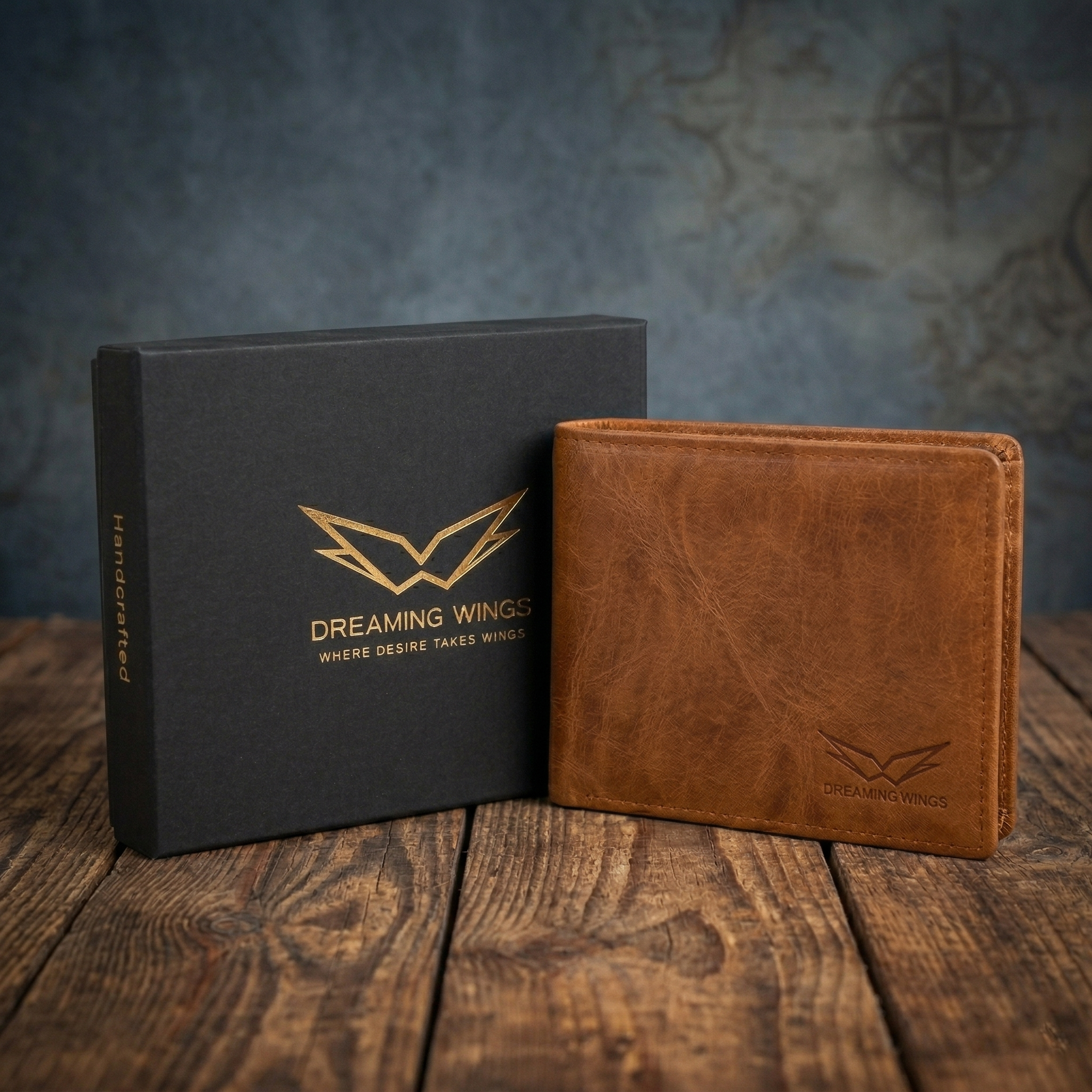 Premium Leather Wallet – Brown - Image 3